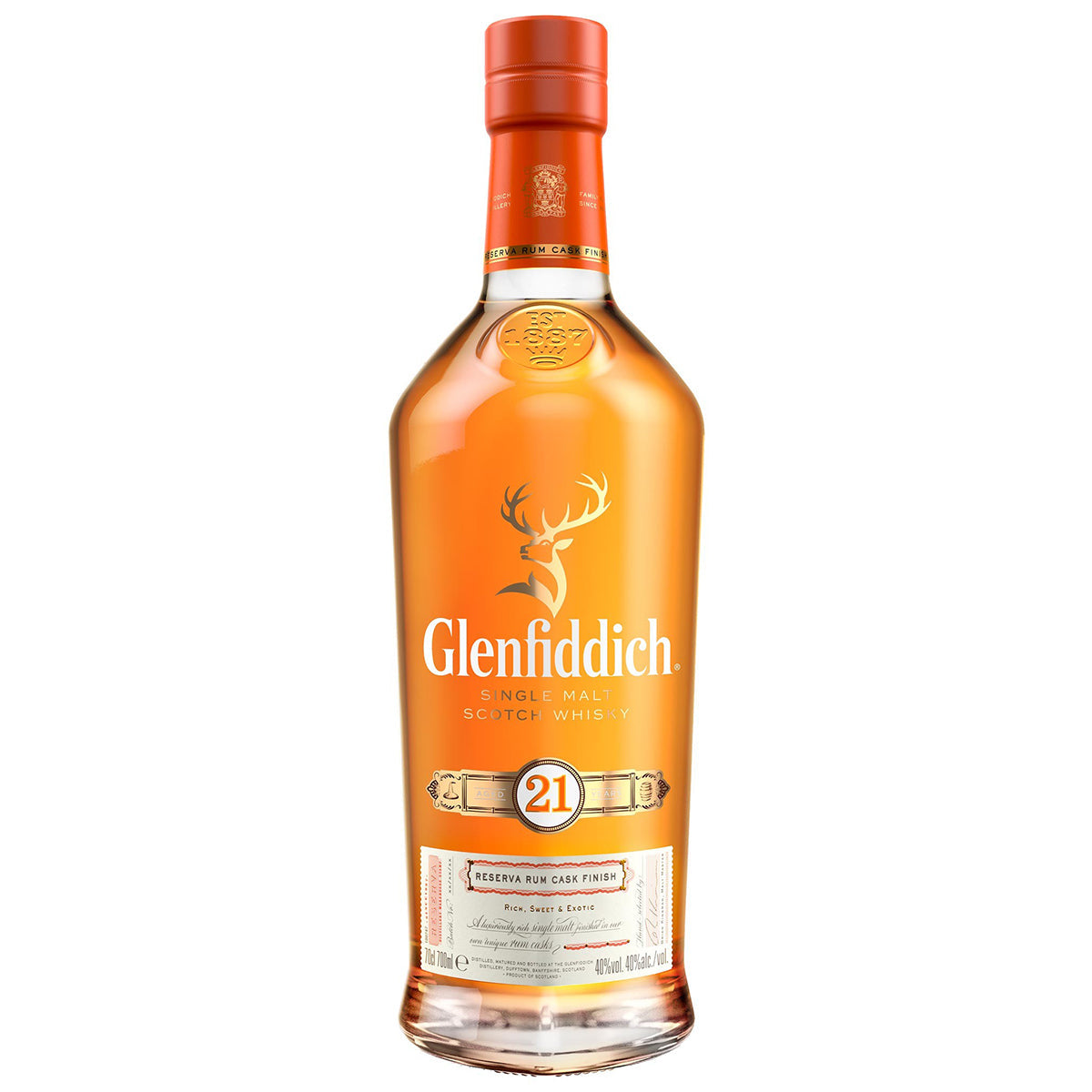 Glenfiddich Gran Reserva 21 Year Old Single Malt Scotch Whisky 700ml